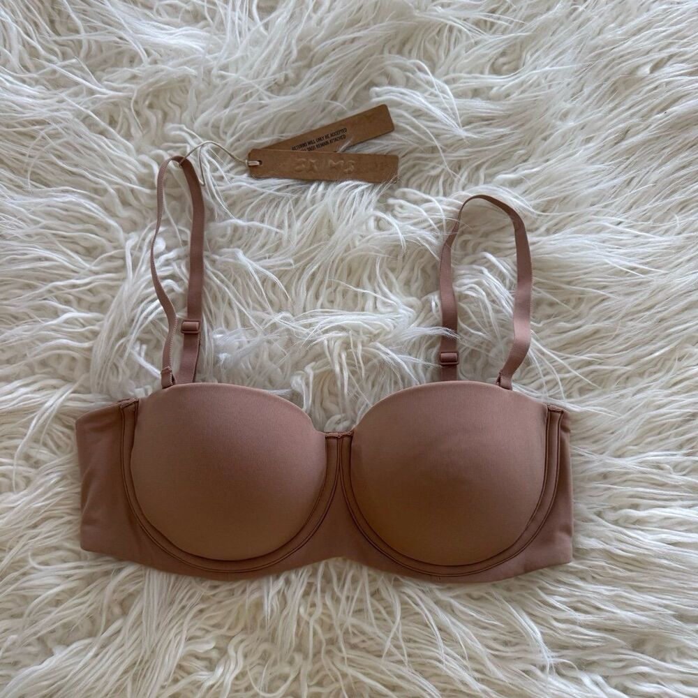 Skims Fits Everybody Strapless Bra Sienna Size 30D